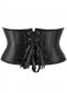 Black Ceinture Corset Fashion Underbust Corsets