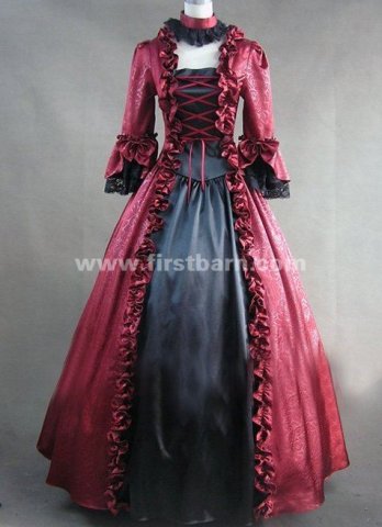 ゴシックビトリアゴージャスパレスレトロロングボールガウン