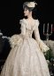 Champagne Masquerade Marie Antoinette Dress 4