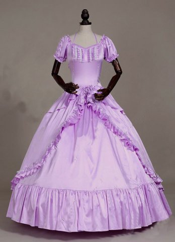 真新しいバイオレットサザンベルマスカレード時代のボールガウンプリンセスコスプレビクトリア朝のドレスハロウィーンの衣装