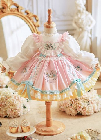 Upscale Children Thanksgiving Princess Formal Dresses Girls Baby Lolita Dress
