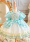 Summer Sweetheart Blue Princess Baby Chiffon Layered Lolita Dresses 1