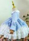 Children Lolita Plaid Birthday Party Dress 2