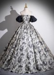 Custom-made Upscale Vintage Off The Shoulder Corset Formal Dresses