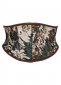 Oil Painting Printed Short Underbust Corset