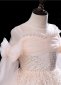 Children Flutter Sleeve Sequin Tulle Dress Banquet Beauty Contest Dresses 4