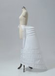 Victorian Women Back Bustle 9 Layers Hoop Skirt Cage Pannier Crinoline For Ball gown Prom Dress