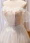 Ivory Tulle Appliques Lace Wedding Dress 3