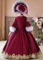 Children Christmas Party Red Princess Dress 3