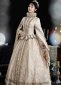 Champagne Medieval Historical Dress 4