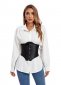 Black Ceinture Corset Fashion Underbust Corsets 4