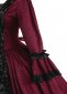 18th Century Burgundy Women Masquerades Historical Dresses 2