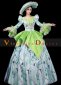 Green Rococo Souther Belle Princess Dress Women Photoshoot Theatre Costume 2