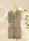 Kids Ring Bearer 3Pcs Formal Blazer Suits Outfit