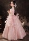Flower Girls Pink Thanksgiving Formal Dresses 3