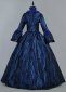 Renaissance Blue Victorian 18th Century Dress Themed Tea Party Gown 3