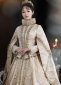 Champagne Medieval Historical Dress 3