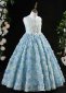 Princess Rose Flower Wedding Dress 1