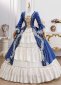 Victorian Royal Blue Rococo Ball Gown Formal Princess Lolita Dress 3