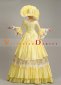 Yellow Southern Belle Rococo Wedding Dress Theater Costume 2