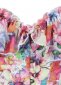 Chiffon Printed Off Shoulder Bustier 03