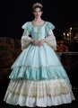 17th Century European Nobles Priness Ball Gown Fairytale Period Theater Clothing