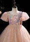 Children Sequin Big Bow Carnival Holiday Party Dress