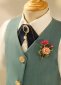 3pcs Sage Green Boys Beach Wedding Shorts Formal Suits 4