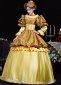 Women Yellow Venice Carnival Costumes 2