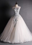 Beading Gray Sleeveless Backless Long Formal Evening Dresses