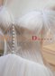 Ivory Tulle Straps Pleats Homecoming Dress 3