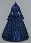 Renaissance Blue Victorian 18th Century Dress Themed Tea Party Gown 4