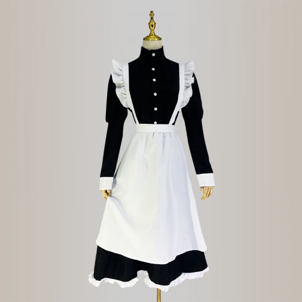 Men's Maid Clothes Cute Lolita Transsexuals Cosplay Waiter Maid Dress