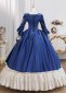 Victorian Royal Blue Rococo Ball Gown Formal Princess Lolita Dress 4