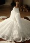 Girls Anniversary Wedding Party White Flower Lace Dress 3