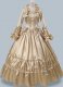 Women Champagne Victorian Southern Belle Fairytale Dress Civil War Costume Theater Clothing Women Champagne Victorian Southern Belle Fairytale Dress Civil War Costume Theater Clothing