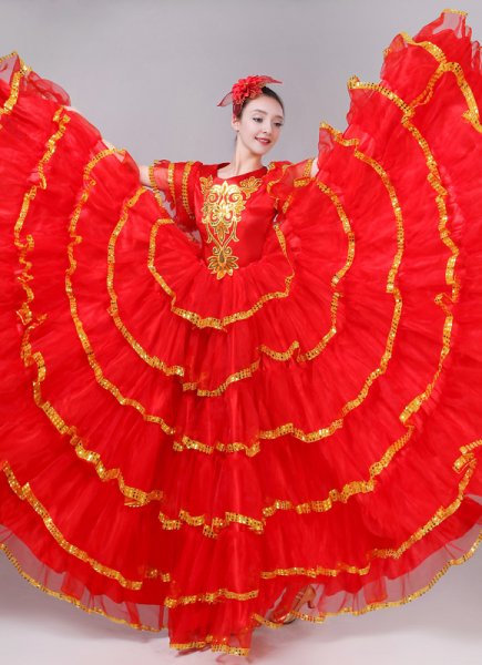 Tutu Red And Green Party Dresses Special Occasion Dance Outfit