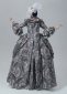 Marie Antoinette Printed Dresses Carnival of Venice Women Costume 3