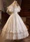1950s Princess White Satin Homecoming Dresses