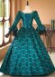 Green Renaissance Masquerade Party Dress 3