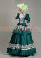 Greem Southern Belle Rococo Wedding Dress Theater Costume