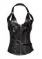 Historical Gothic Victorian Jacquard Sexy Corset Top