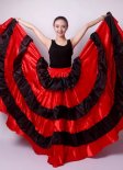 Flamenco Skirts Samba Satin Full Circle Skirt 720 Degree