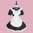 Classic Black and White Cat Maid Dress Japanese Maid Cosplay Costume