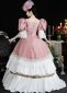 Pink Masquearde Ball Dress Gown 3