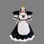 Plus Size Black Catgirl Cosplay Maid Dress