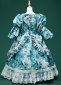Children Brocade Jacquard Oil Painting Dresses 4