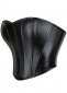 Black PVC Classic Overbust Corset
