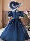 18th Century Girls Princess Blue Dress 5