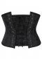 Black Victorian Circus Inspired Longline Underbust 1